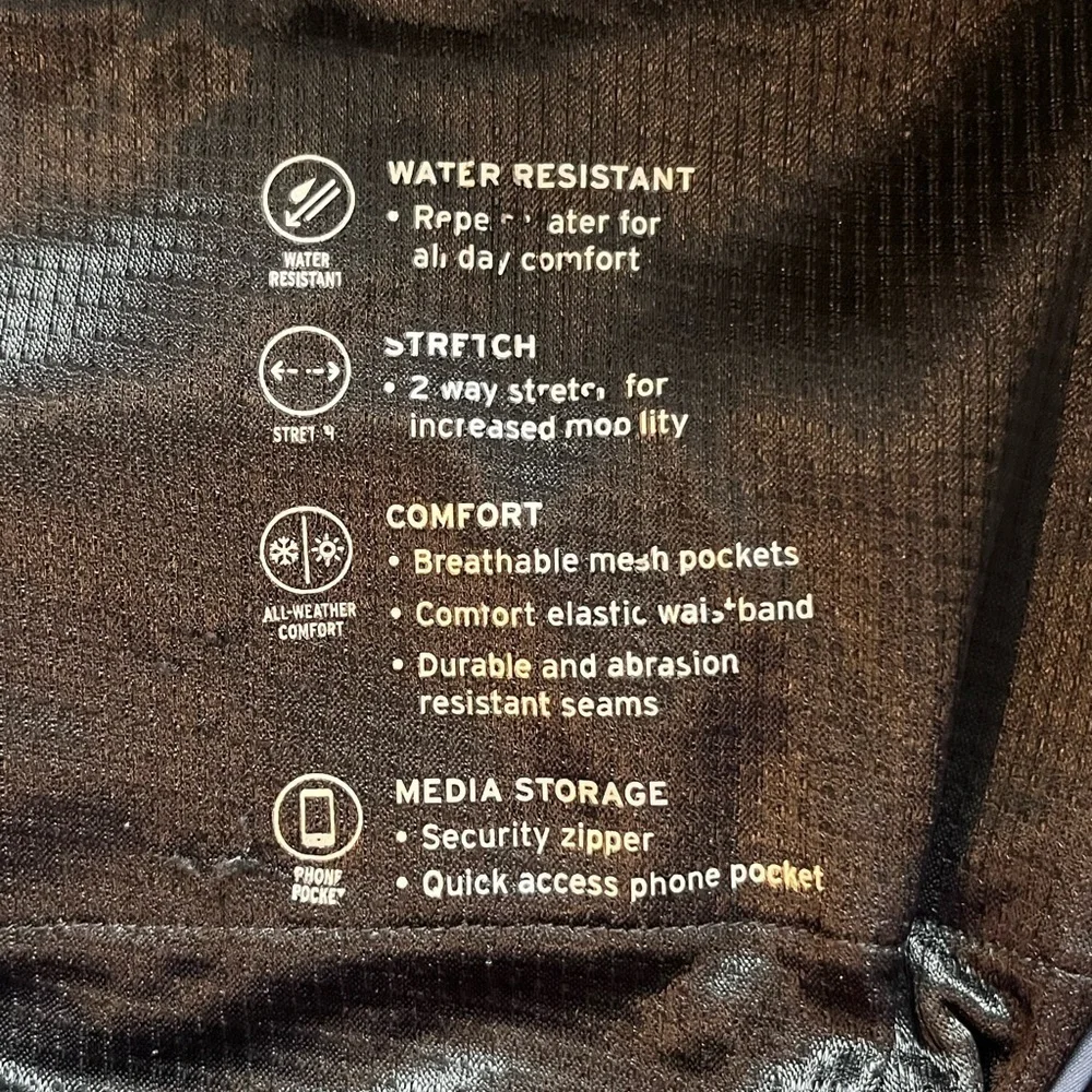 Eddie Bauer adventure trek 5 pocket nylon stretch gray outdoor hike pants 40x32